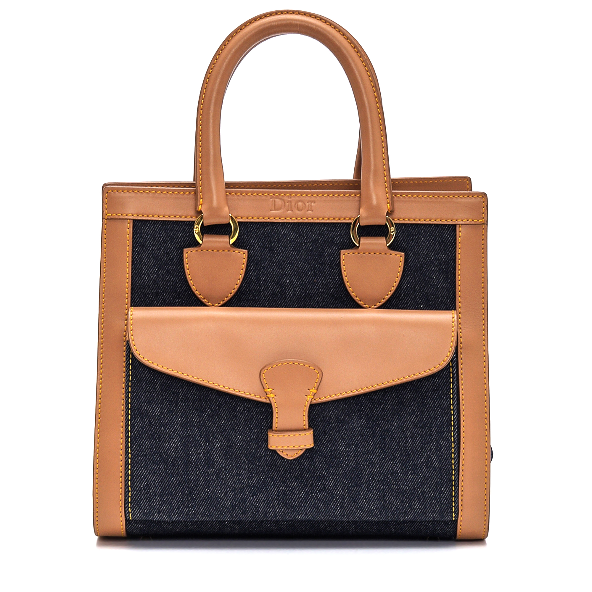 Christian Dior - Denim & Leather Bag